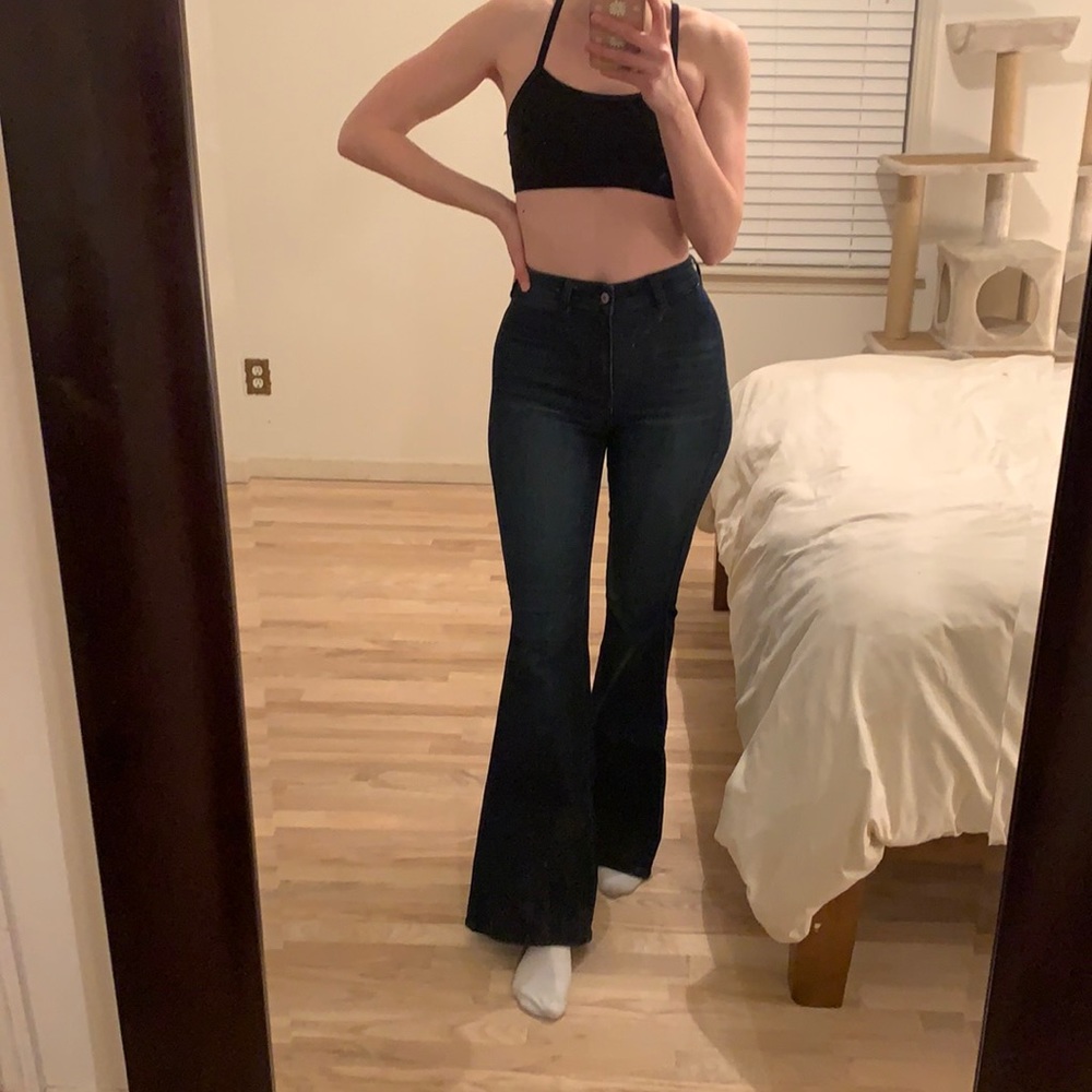 Free People flared denim